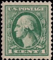 Scott 525<br />1c George Washington<br />Pane Single<br /><span class=quot;smallerquot;>(reference or stock image)</span>