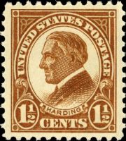 Scott 553<br />1½c Warren G. Harding<br />Pane Single<br /><span class=quot;smallerquot;>(reference or stock image)</span>