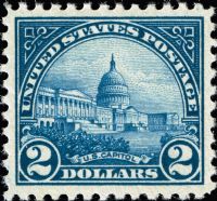 Scott 572<br />$1.00 United States Capitol<br />Pane Single<br /><span class=quot;smallerquot;>(reference or stock image)</span>