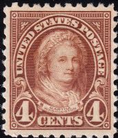 Scott 585<br />4c Martha Washington<br />Pane Single<br /><span class=quot;smallerquot;>(reference or stock image)</span>