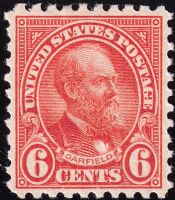 Scott 587<br />6c James A. Garfield<br />Pane Single<br /><span class=quot;smallerquot;>(reference or stock image)</span>