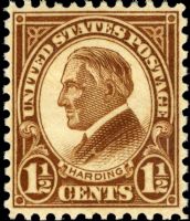 Scott 633<br />1½c Warren G. Harding<br />Pane Single<br /><span class=quot;smallerquot;>(reference or stock image)</span>