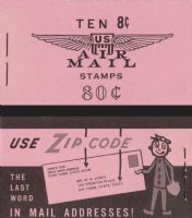 Scott BKC9<br />80c | 8c Jet over Capitol - Slogan 1<br />Booklet<br /><span class=quot;smallerquot;>(reference or stock image)</span>