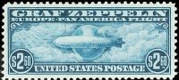 Scott C15<br />$2.60 Zeppelin Passing / Globe - Blue<br />Pane Single: VF-NH<br /><span class=quot;smallerquot;>(reference or stock image)</span>
