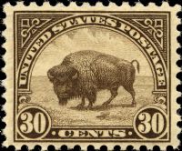 Scott 700<br />30c American Buffalo<br />Pane Single<br /><span class=quot;smallerquot;>(reference or stock image)</span>