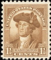Scott 706<br />1½c George Washington Birth Centennial<br />Pane Single<br /><span class=quot;smallerquot;>(reference or stock image)</span>