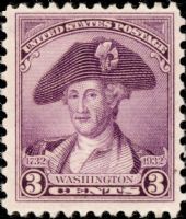 Scott 708<br />3c George Washington Birth Centennial<br />Pane Single<br /><span class=quot;smallerquot;>(reference or stock image)</span>