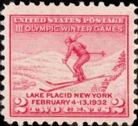 Scott 716<br />2c III Olympic Winter Games: 1932<br />Pane Single<br /><span class=quot;smallerquot;>(reference or stock image)</span>