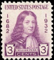 Scott 724<br />3c William Penn<br />Pane Single<br /><span class=quot;smallerquot;>(reference or stock image)</span>
