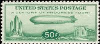 Scott C18<br />50c A Century of Progress (Baby Zeppelin)<br />Pane Single: VF-NH<br /><span class=quot;smallerquot;>(reference or stock image)</span>