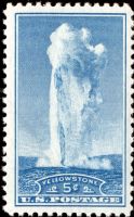 Scott 744<br />5c Yellowstone WY/ID/MT<br />Pane Single<br /><span class=quot;smallerquot;>(reference or stock image)</span>