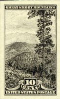 Scott 765<br />10c Great Smokey Mountains - Imperforate; w/o gum - Farley Reprint #749<br />Pane Single<br /><span class=quot;smallerquot;>(reference or stock image)</span>