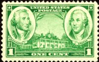 Scott 785<br />1c LTG George Washington & MG Nathanael Greene (1936)<br />Pane Single<br /><span class=quot;smallerquot;>(reference or stock image)</span>