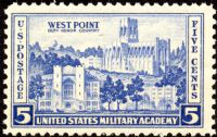 Scott 789<br />5c U.S. Military Academy<br />Pane Single<br /><span class=quot;smallerquot;>(reference or stock image)</span>