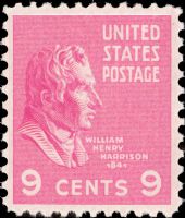 Scott 814<br />9c William Henry Harrison<br />Pane Single<br /><span class=quot;smallerquot;>(reference or stock image)</span>