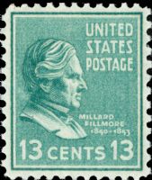 Scott 818<br />13c Millard Fillmore<br />Pane Single<br /><span class=quot;smallerquot;>(reference or stock image)</span>