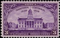 Scott 838<br />3c Iowa Territory Centennial<br />Pane Single<br /><span class=quot;smallerquot;>(reference or stock image)</span>