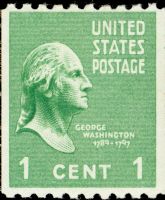 Scott 848<br />1c George Washington<br />Coil Single<br /><span class=quot;smallerquot;>(reference or stock image)</span>