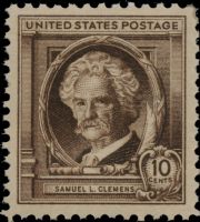 Scott 863<br />10c Samuel L. Clemens (Mark Twain)<br />Pane Single<br /><span class=quot;smallerquot;>(reference or stock image)</span>