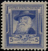 Scott 867<br />5c Walt Whitman<br />Pane Single<br /><span class=quot;smallerquot;>(reference or stock image)</span>