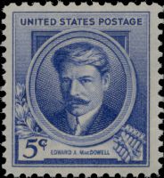 Scott 882<br />5c Edward Alexander MacDowell <br />Pane Single<br /><span class=quot;smallerquot;>(reference or stock image)</span>