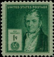 Scott 889<br />1c Eli Whitney <br />Pane Single<br /><span class=quot;smallerquot;>(reference or stock image)</span>