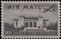 Scott C34<br />10c Pan American Union Building<br />Pane Single<br /><span class=quot;smallerquot;>(reference or stock image)</span>