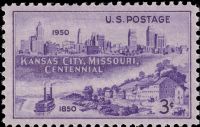 Scott 994<br />3c Kansas City Centenary<br />Pane Single<br /><span class=quot;smallerquot;>(reference or stock image)</span>