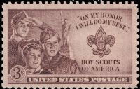 Scott 995<br />3c Boy Scouts<br />Pane Single<br /><span class=quot;smallerquot;>(reference or stock image)</span>