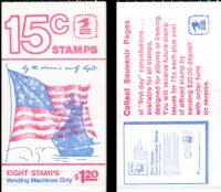 Scott BK130<br />$1.20 | 15c Fort McHenry Flag<br />Booklet<br /><span class=quot;smallerquot;>(reference or stock image)</span>