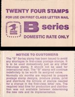 Scott BK136<br />($4.32] | (18c) Rate Change B - Violet Eagle<br />Booklet<br /><span class=quot;smallerquot;>(reference or stock image)</span>