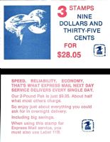 Scott BK140B<br />$9.35 | $9.35 Express Mail - Eagle and Moon<br />Booklet<br /><span class=quot;smallerquot;>(reference or stock image)</span>