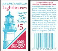 Scott BK171<br />$5.00 | 25c Lighthouses<br />Booklet<br /><span class=quot;smallerquot;>(reference or stock image)</span>