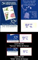 Scott BK178F<br />$9.60 | 32c Pink Rose<br />Booklet<br /><span class=quot;smallerquot;>(reference or stock image)</span>