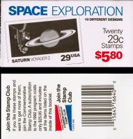 Scott BK192<br />$5.80 | 29c Space Exploration<br />Booklet<br /><span class=quot;smallerquot;>(reference or stock image)</span>