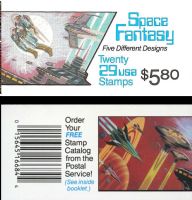 Scott BK207<br />$5.80 | 29c Space Fantasy<br />Booklet<br /><span class=quot;smallerquot;>(reference or stock image)</span>