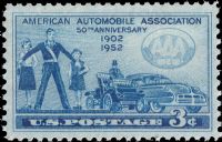 Scott 1007<br />3c American Automobile Association<br />Pane Single<br /><span class=quot;smallerquot;>(reference or stock image)</span>