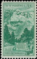 Scott 1011<br />3c Mount Rushmore National Memorial<br />Pane Single<br /><span class=quot;smallerquot;>(reference or stock image)</span>