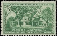 Scott 1023<br />3c Sagamore Hill<br />Pane Single<br /><span class=quot;smallerquot;>(reference or stock image)</span>
