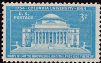Scott 1029<br />3c Columbia University Bicentennial<br />Pane Single<br /><span class=quot;smallerquot;>(reference or stock image)</span>