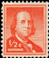 Scott 1030-Wet<br />½c Benjamin Franklin<br />Pane Single<br /><span class=quot;smallerquot;>(reference or stock image)</span>