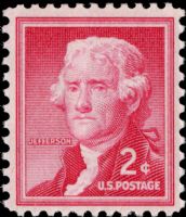 Scott 1033<br />2c Thomas Jefferson<br />Pane Single<br /><span class=quot;smallerquot;>(reference or stock image)</span>