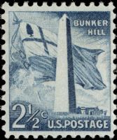 Scott 1034<br />2½c Bunker Hill Monument<br />Pane Single<br /><span class=quot;smallerquot;>(reference or stock image)</span>