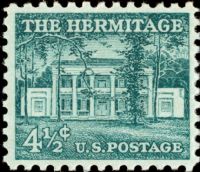 Scott 1037<br />4½c Hermitage<br />Pane Single<br /><span class=quot;smallerquot;>(reference or stock image)</span>