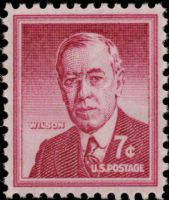 Scott 1040<br />7c (Thomas) Woodrow Wilson<br />Pane Single; Rose-carmine<br /><span class=quot;smallerquot;>(reference or stock image)</span>