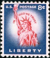 Scott 1041B-Rotary<br />8c Statue of Liberty - Rotary - 22.9mm high<br />Pane Single<br /><span class=quot;smallerquot;>(reference or stock image)</span>