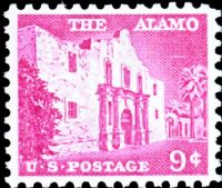 Scott 1043<br />9c Alamo<br />Pane Single; Rose-lilac<br /><span class=quot;smallerquot;>(reference or stock image)</span>