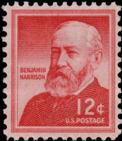 Scott 1045<br />12c Benjamin Harrison<br />Pane Single<br /><span class=quot;smallerquot;>(reference or stock image)</span>