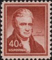 Scott 1050-Wet<br />40c John Marshall<br />Pane Single<br /><span class=quot;smallerquot;>(reference or stock image)</span>