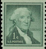 Scott 1054-Wet<br />1c George Washington<br />Coil Single<br /><span class=quot;smallerquot;>(reference or stock image)</span>